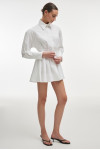 ROSE SHIRT DRESS WHITE
