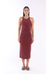 NORMA MAROON MIDI 
