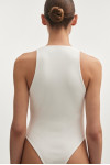 PURE POPLIN BODYSUIT WHITE