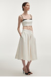 LETICIA SKIRT WHITE MIDI