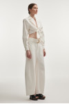PURE BARREL TROUSERS WHITE BELT DETAILS