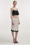 NAIA MIDI SKIRT WHITE