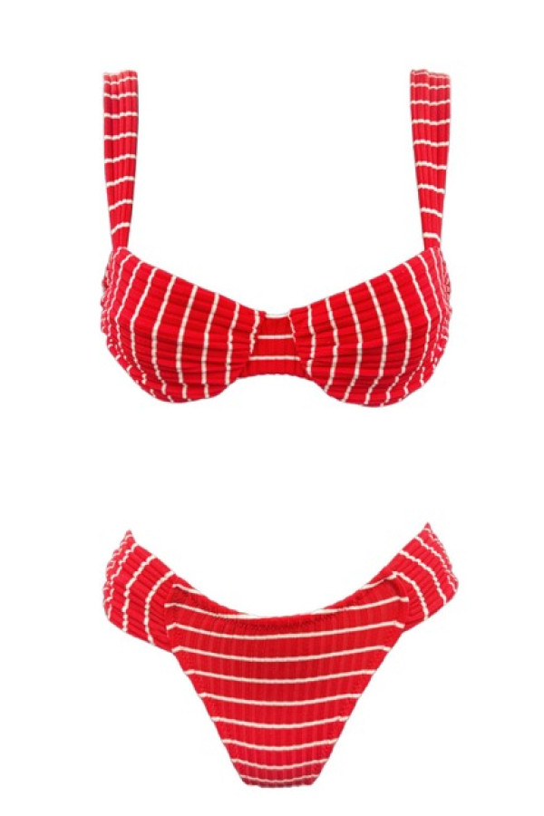 SAINT TROPEZ WIRE RED BIKINI