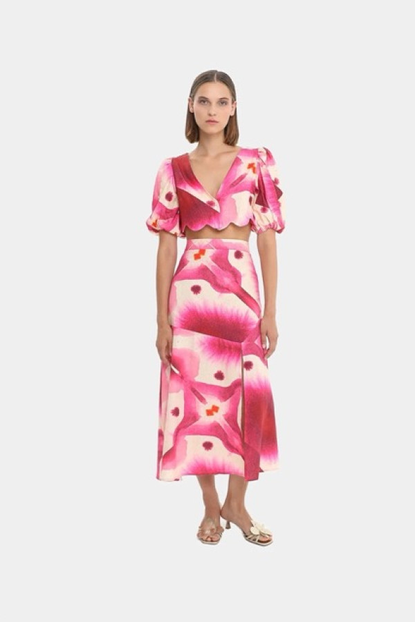 ROSE SKIRT AND ROSE TOP