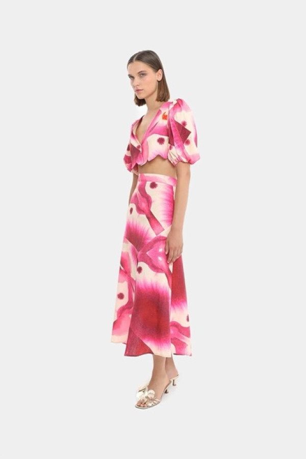 ROSE SKIRT AND ROSE TOP