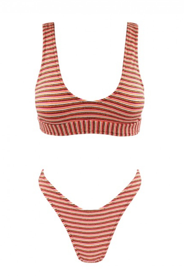 TERRY STRIPE 90S BIKINI