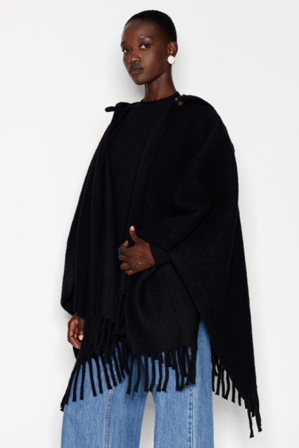 BLACK STYLISH SUPERHERO CAPE