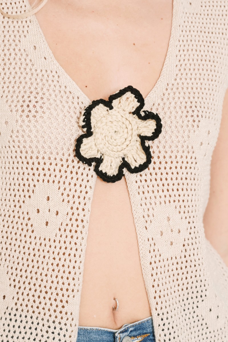 TARA OFF-WHITE TOP
