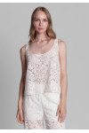 LACE THALO TOP WHITE