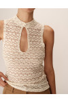 TOP ECRU PETITE
