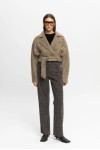 CROP JACKET BEIGE