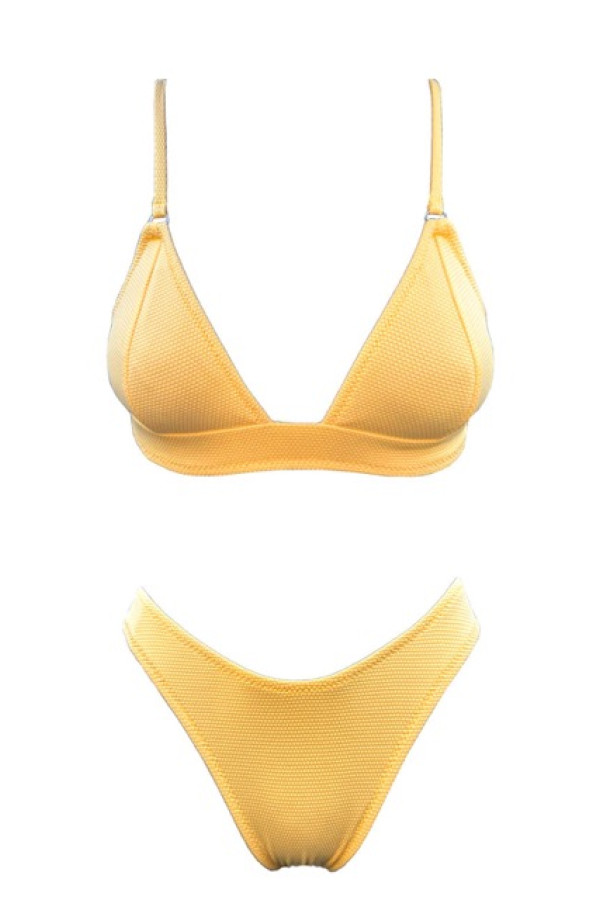 MIMOSA WIDE YELLOW TRIANGLE BIKINI